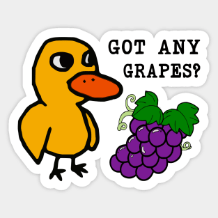 Got Any Grapes Duck Song Sticker